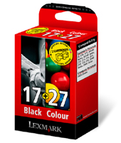 Lexmark Cartridge No. 17 and 27 Combo Pack